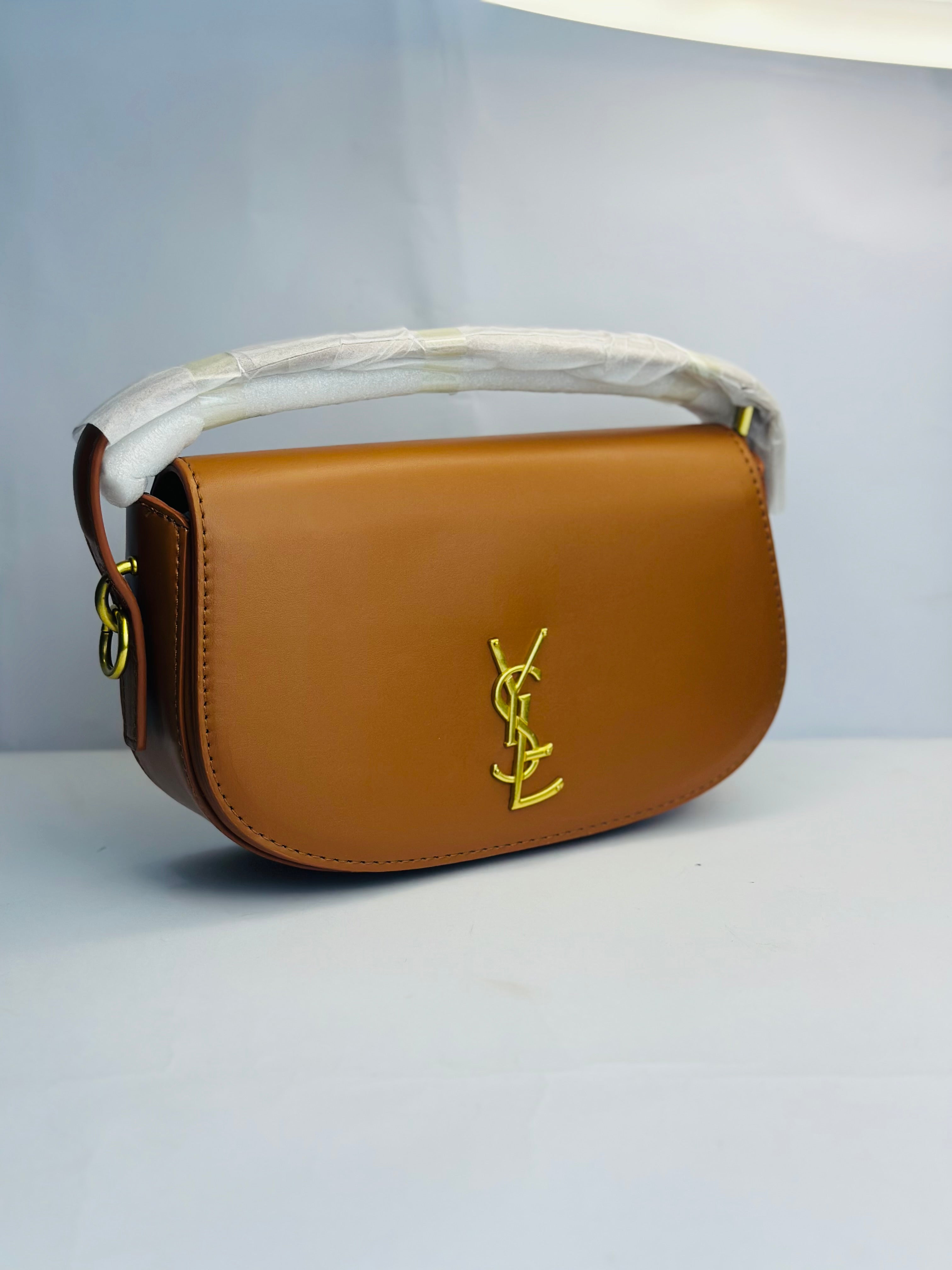 YSL INSPIRED ELEGANT  LEATHER SHOULDER BAG