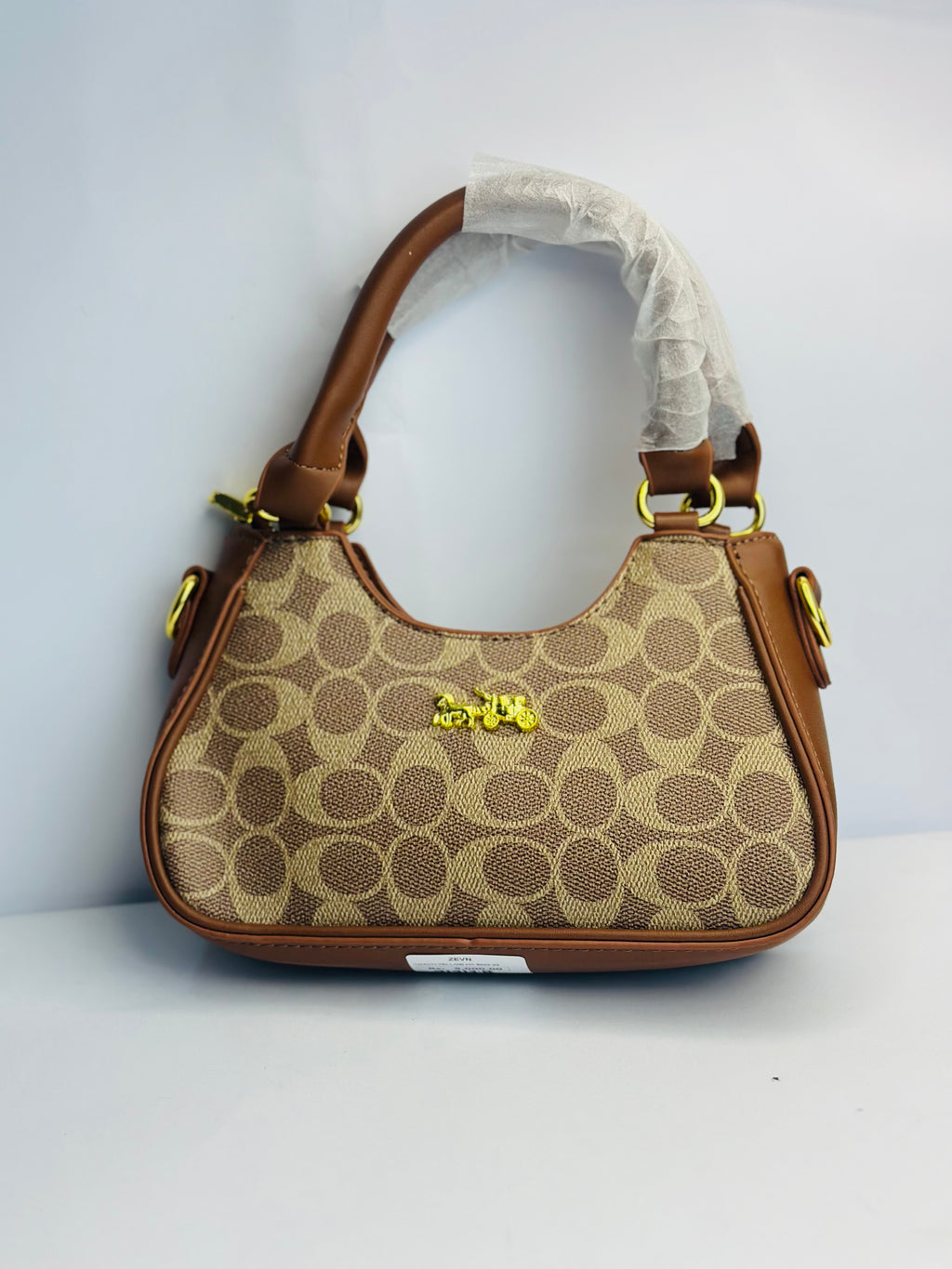 COACH SIGNATURE MINI HOBO BAG - CLASSIC MONOGRAM COLLECTION