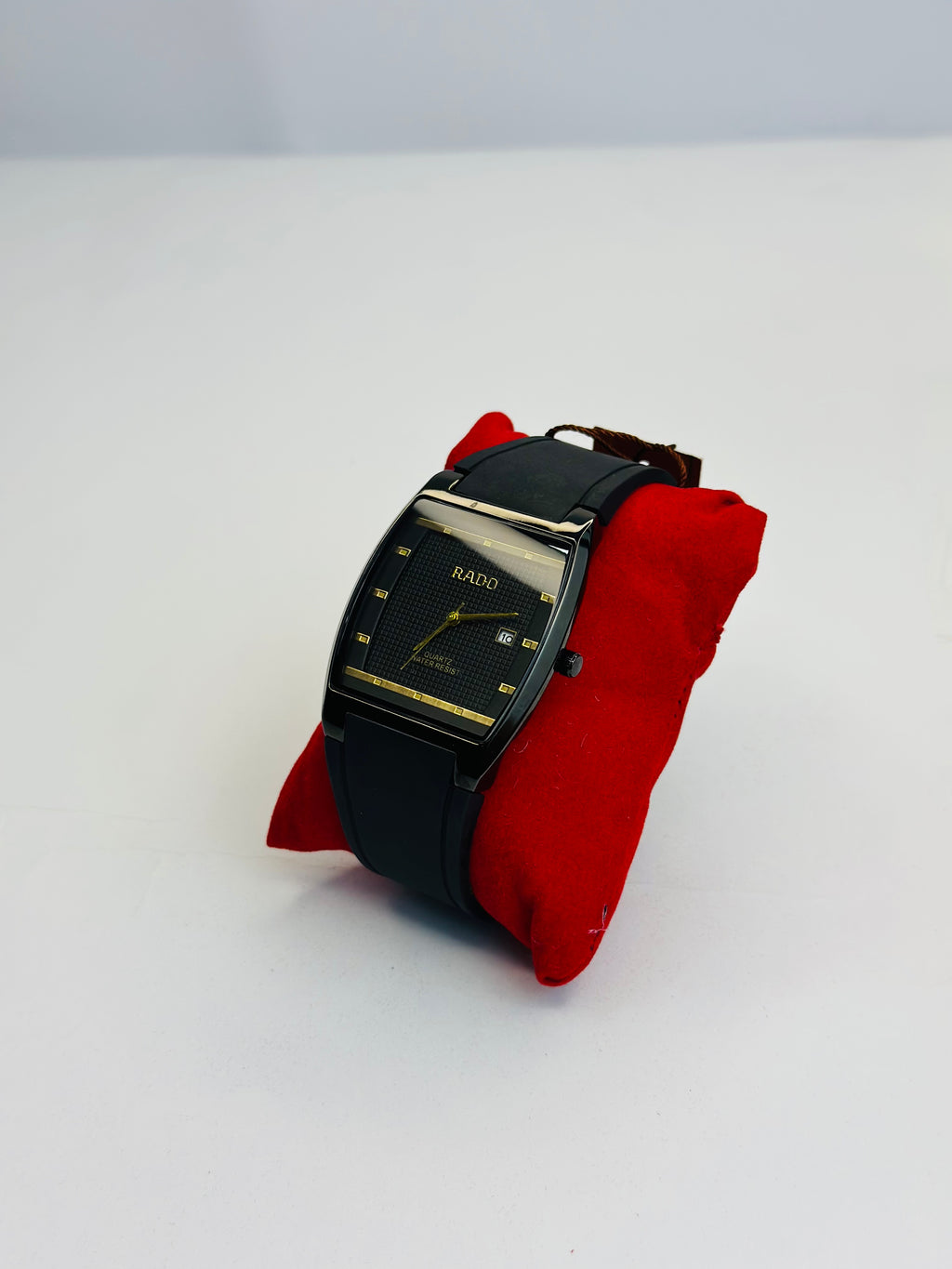 Premium RADO Tonneau Shape Black Dial For Women's