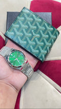 Tissot Watch & Goyard Wallet Combo