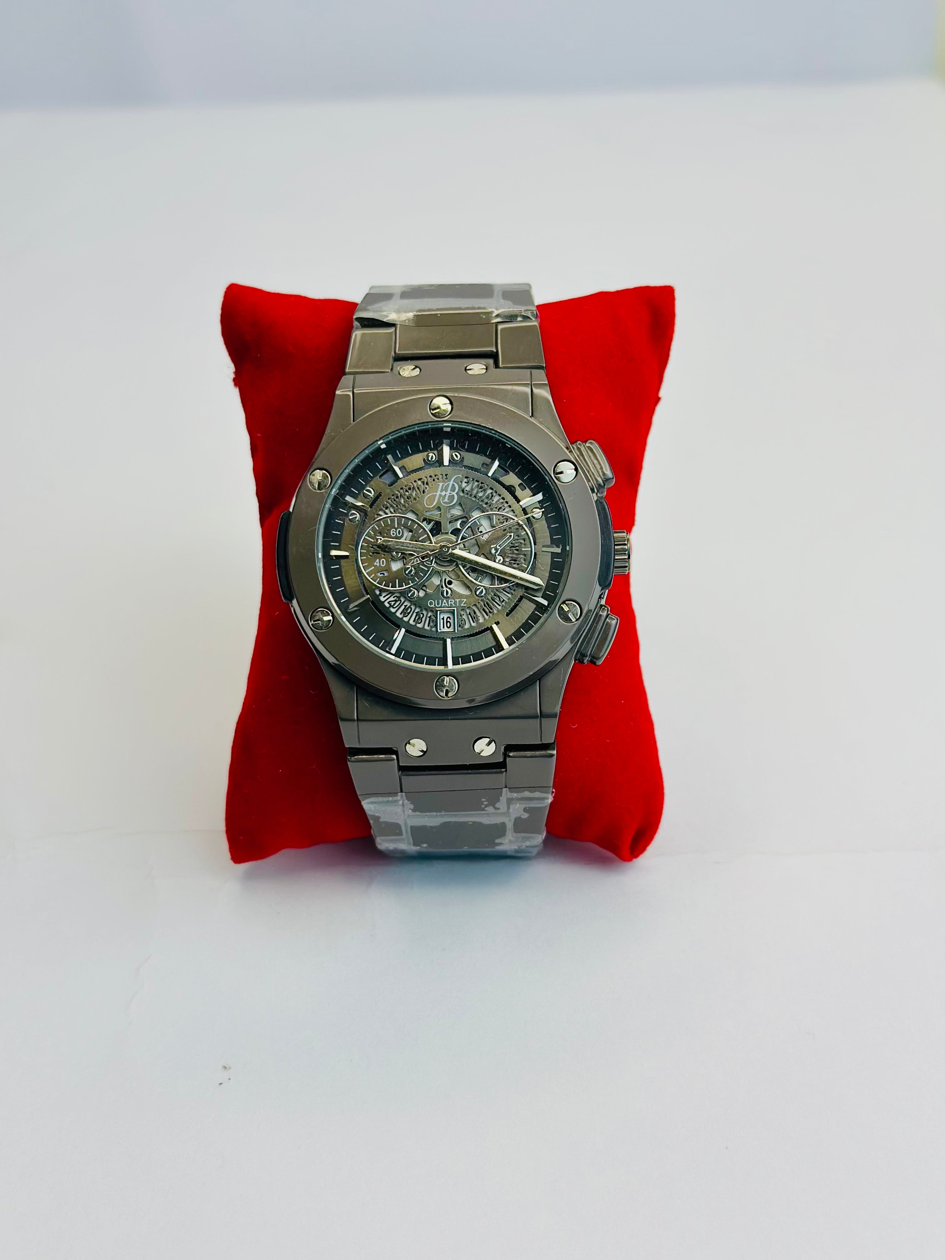 HUBLOT SKELETON BLACK DAIL