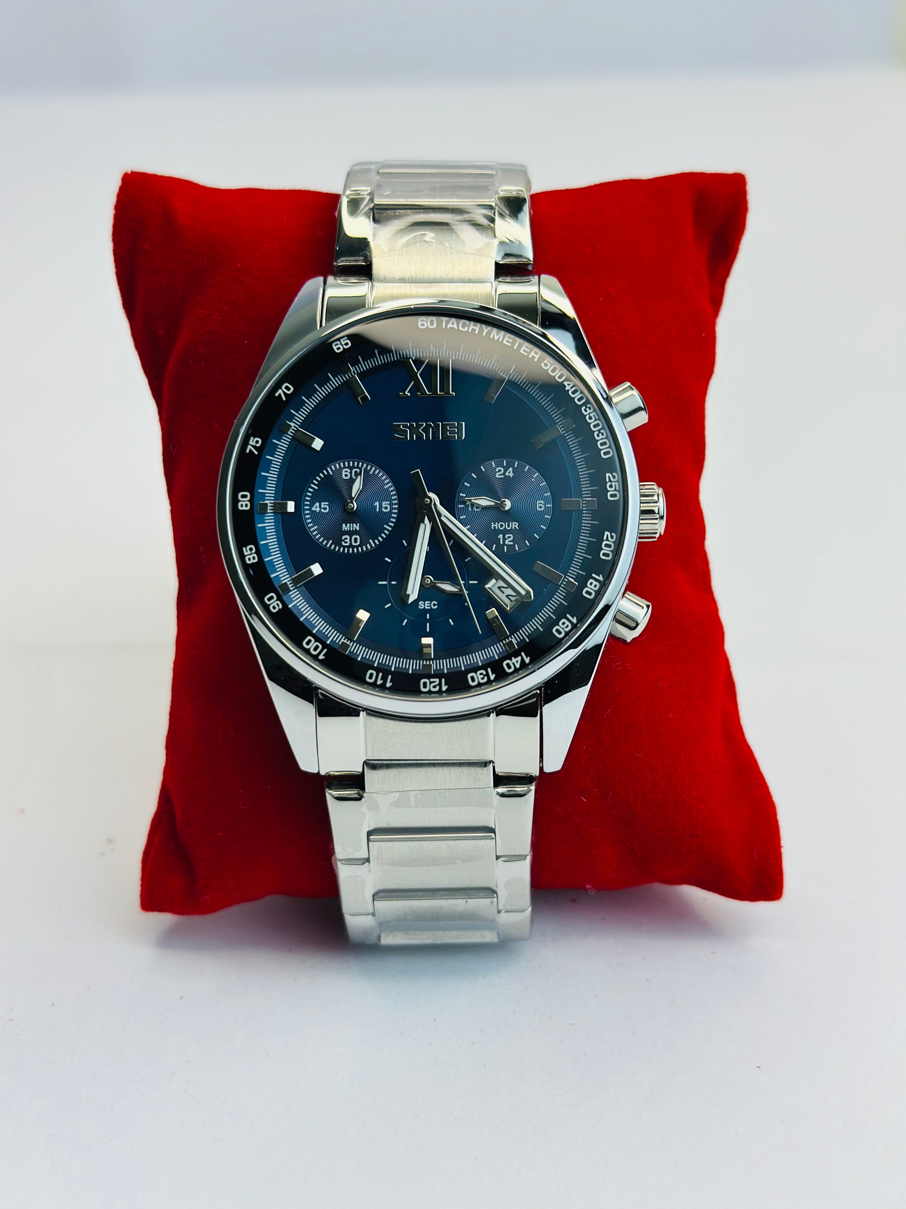 SKMEI STAINLESS STEEL (BLUE DAIL)
