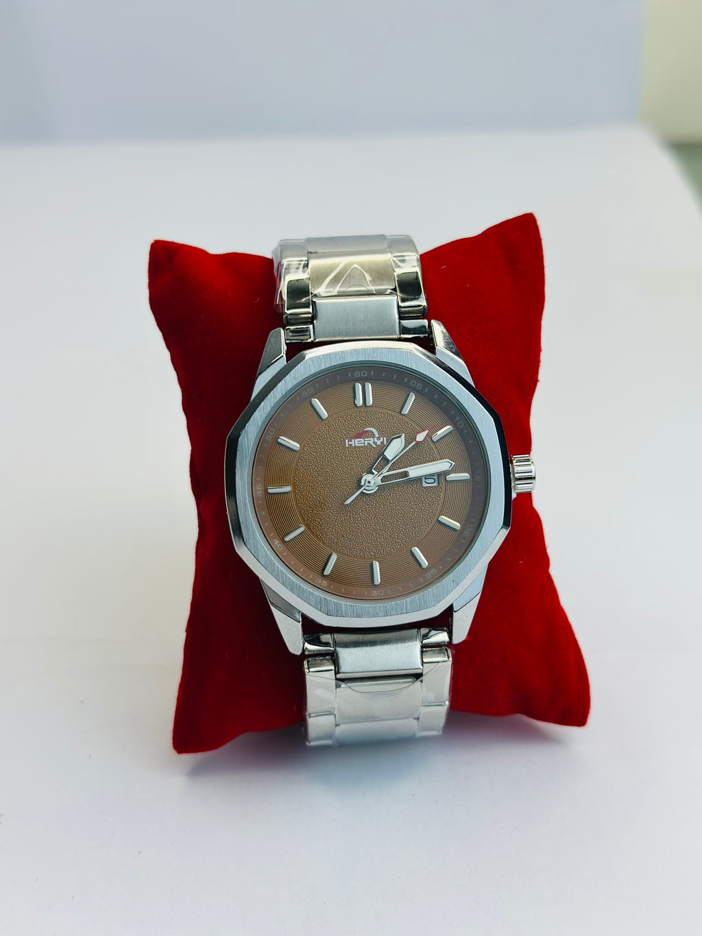 HERYI SATINLESS STEEL ( BROWN DAIL)