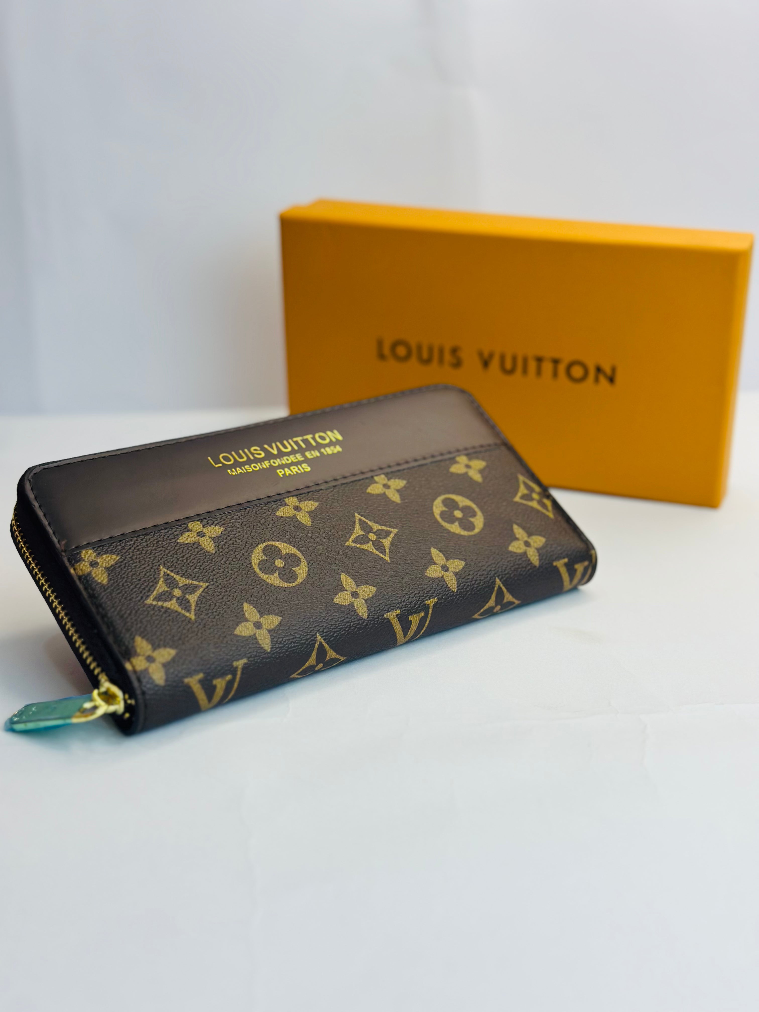 LV LONG FLOWER ZIP WALLET - WITH BOX
