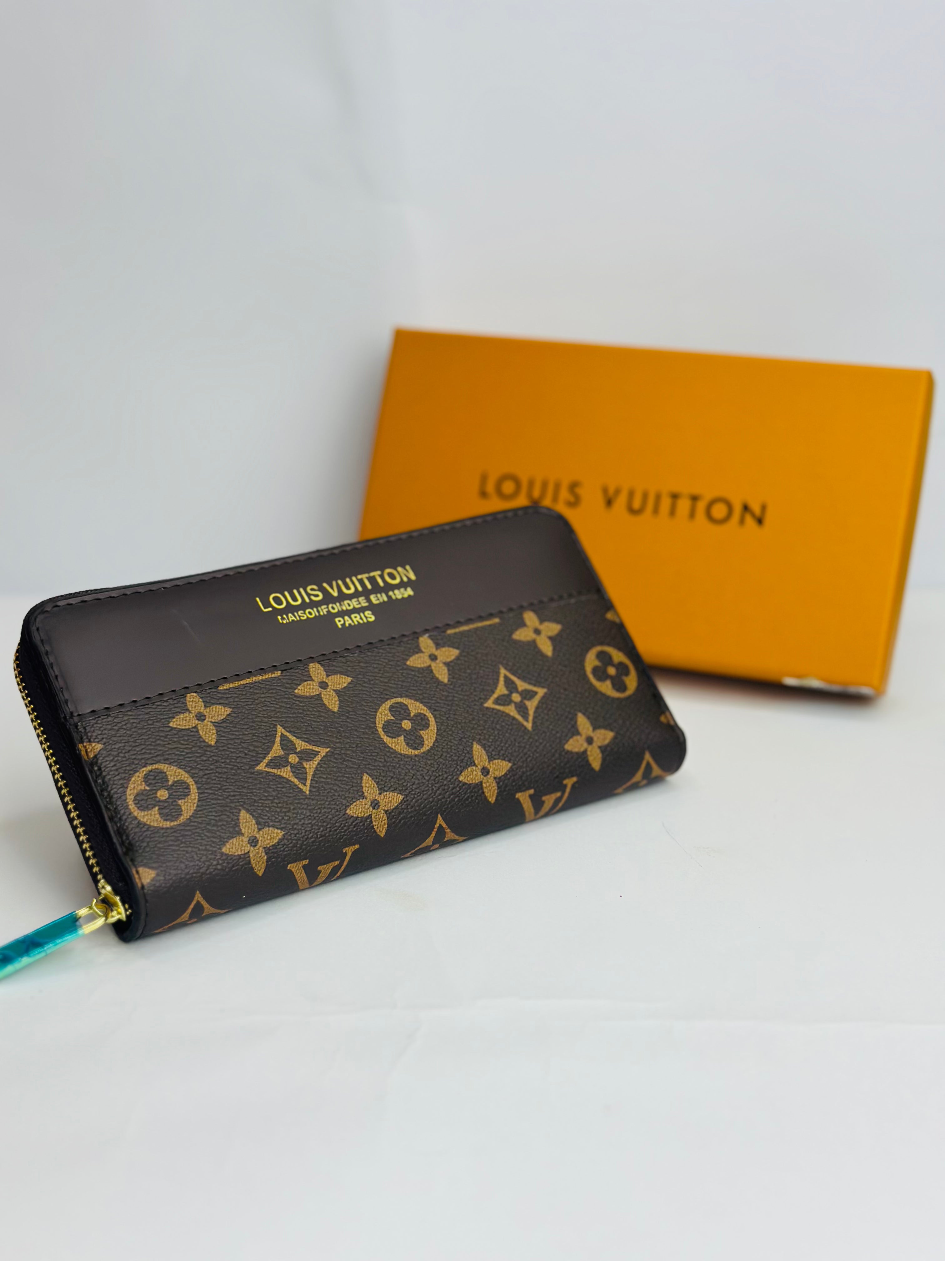 LV LONG FLOWER ZIP WALLET - WITH BOX