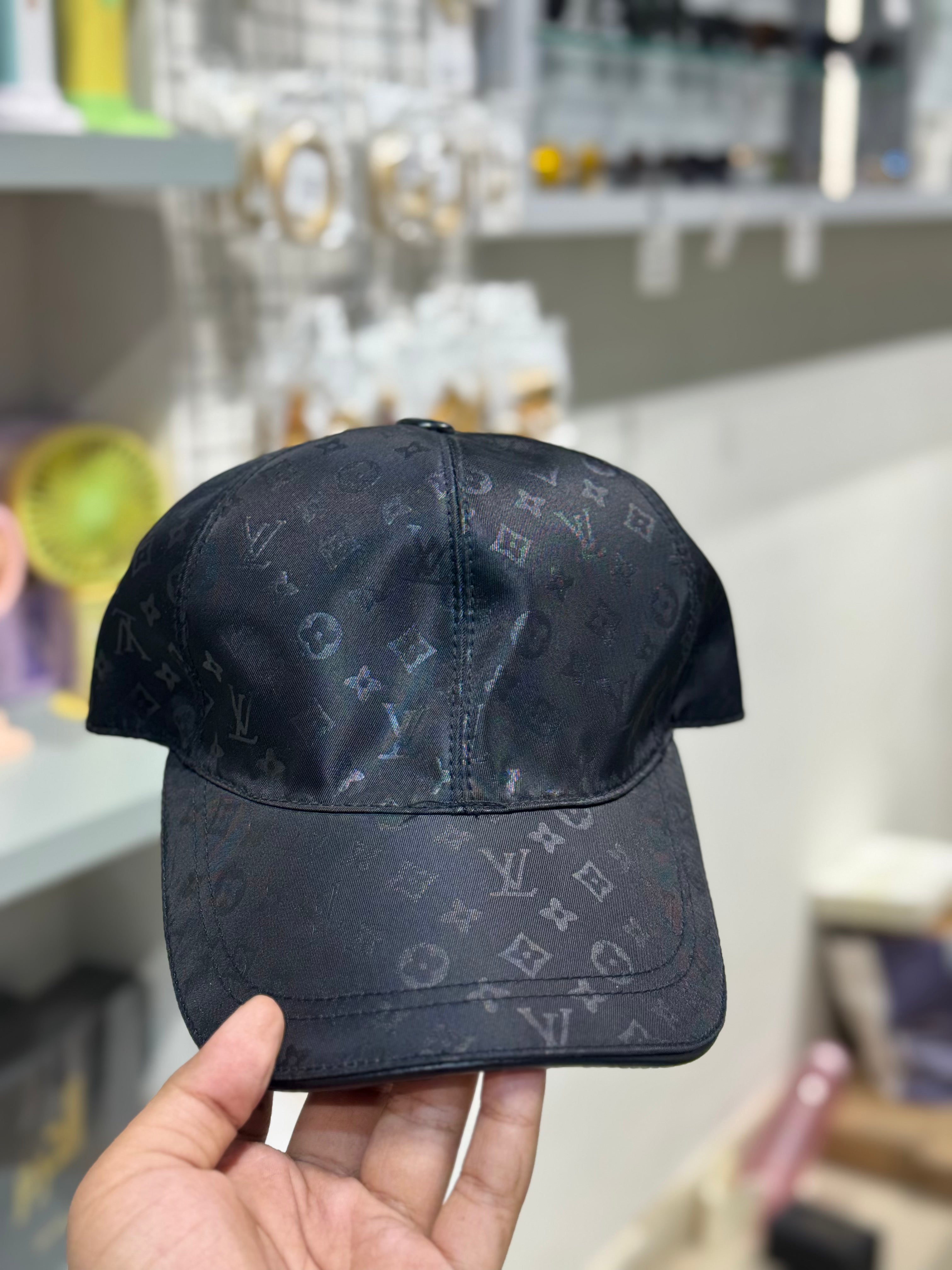 Louis Vuitton Black Monogram Signature Cap | Luxury Designer