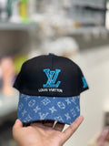 Louis Vuitton Two-Tone Cap with Monogram & LV Logo | Luxury Designer