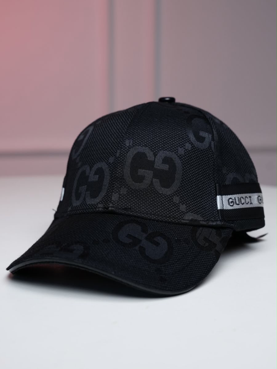 ZEVN Noir Monogram Baseball Cap